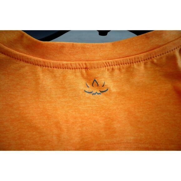 Beyond Yoga LWSD7842 Women's Sz S Orange Featherweight Perspective Cropped Tee - Picture 3 of 7